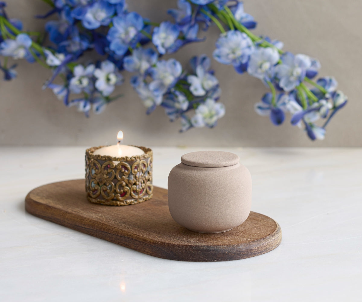 Mini Urne (Kora) – biologisch abbaubar – Sand – 50ml