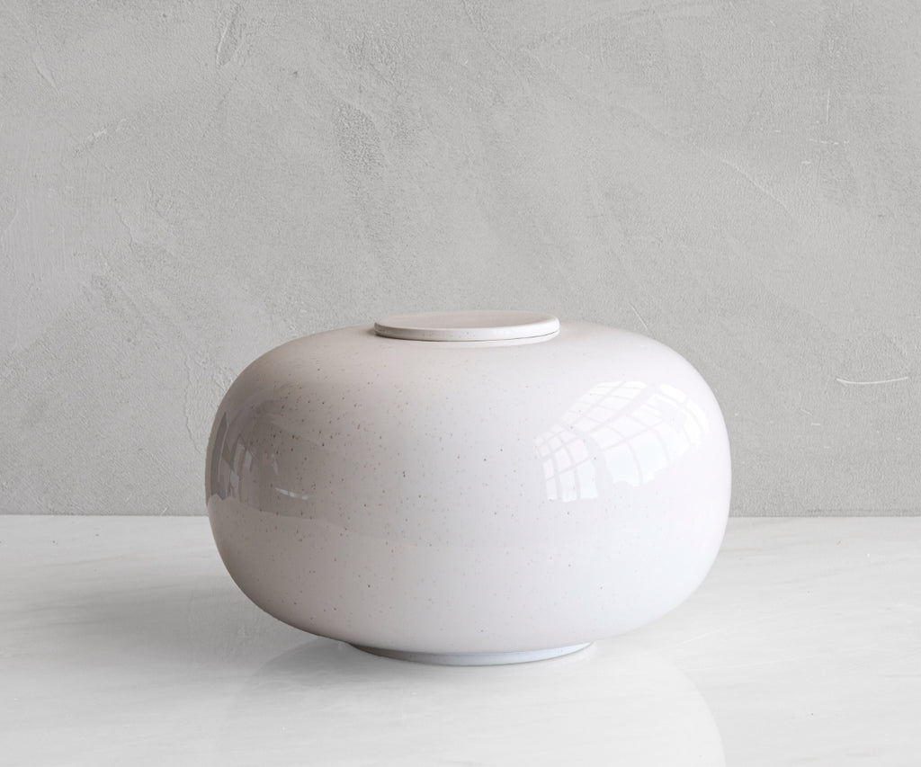 Urne (NOMA) – Keramik – Weiss – 3.6 Liter